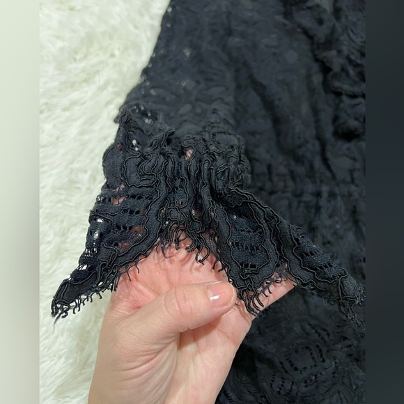 Alexis Ludmila Lace Romper - size XS - black - Picture 4 of 8